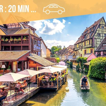 Chez Mamema, Maison Alsacienne Route Des Vins Kintzheim Exteriör bild
